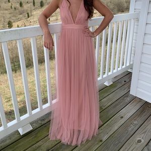 Pink formal dress